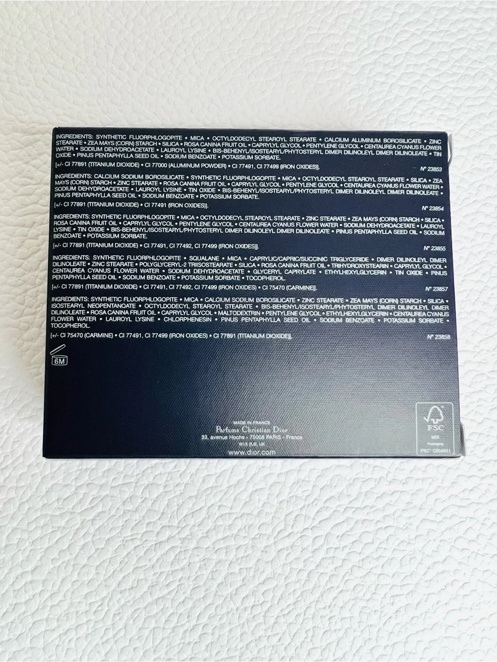 Diorshow Eyeshadow Pallet #883 “Lucky Rosewood” Limited Edition Fall 2026